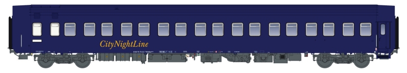 L.S. Models LS49032 - H0 - Schlafwagen T2S, CNL, Ep. V - Wagen 1